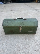 Vintage S-k Sherman Klove Tool Box W Tray 19 X 7 X 8