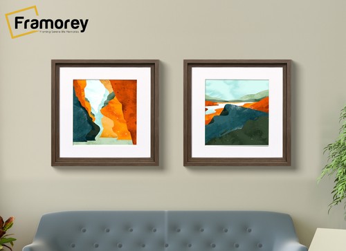 Sqaure Size Picture Frames Oslo Range With or Without White Mount - Picture 44 of 79