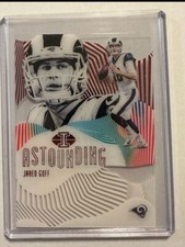 2019 Panini Illusions Astounding Red #33/50 Jared Goff AST-JA