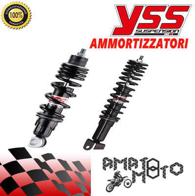 29401007+29401119 NUOVO KIT AMMORTIZZATORI REGOLABILI YSS VESPA PRIMAVERA 125