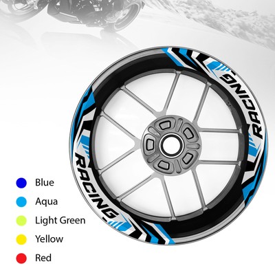 S12W Inner Wheel Rim Sticker Decals 17 Inch For Yamaha YZF-R7 21 22