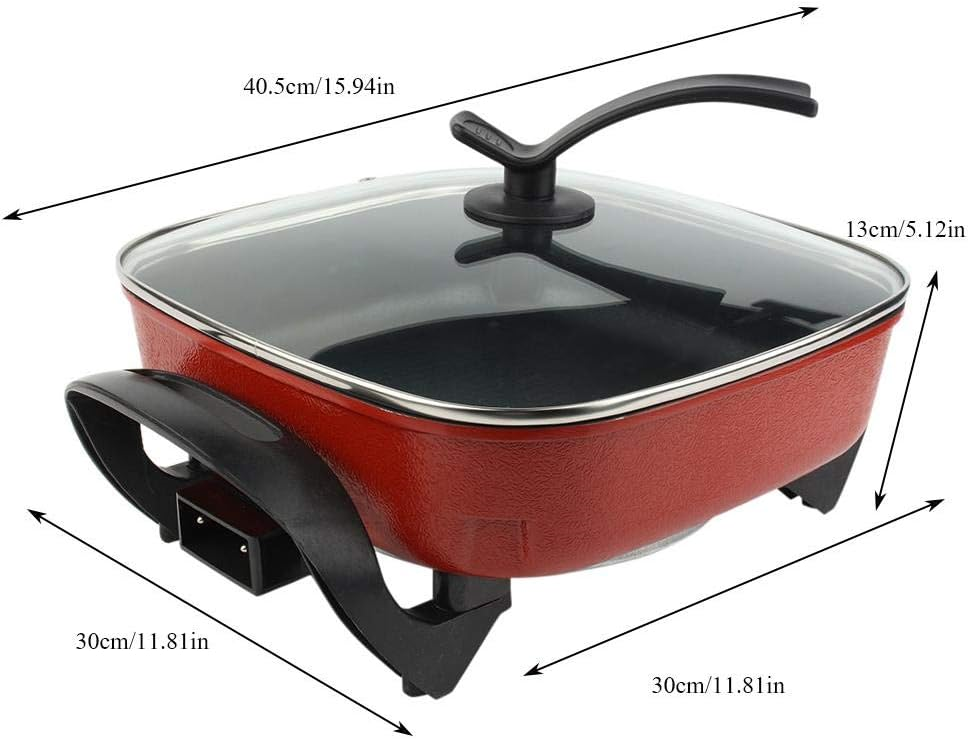 Electric Skillet Grill, Electric Frying Pan Multifunctional Electric
