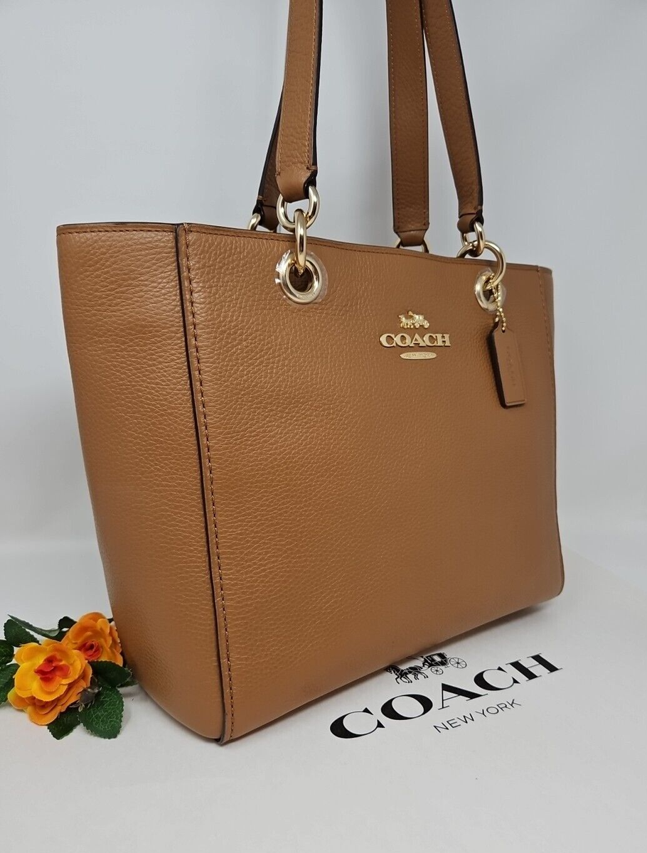 Pebble Leather Coach Jes Tote Bag COACH Jes Tote Heather Grey 76701