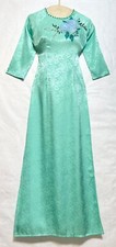Ao Dai Viet Nam Lua Mem Ru Silk BT-421 Dai Ao 143cm Size S
