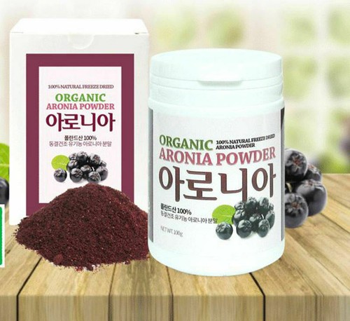 Natürliches 100% Bio Aroniabeeren Pulver SuperFood gefriergetrocknet 100g - Bild 2 von 4