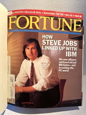 FORTUNE Magazine Bound Volume 120 October - December 1989 Steve