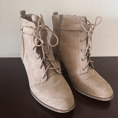 Booties Just Fab Botines Rosamund Block Heeled Bootie In Red Get