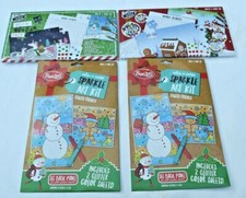 Lot of 4 Kids Christmas Holiday Travel Activity Art Craft Kit Book