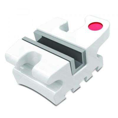 10 Kits J&J Ortho  Claro  Ästhetikharz Kieferorthopädische Brackets mit Metallschlitz