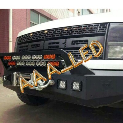 32inch LED Lights Bar Amber/White Strobe Combo