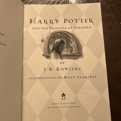 Harry Potter And The Prisoner Of Azkaban  Book HC DJ