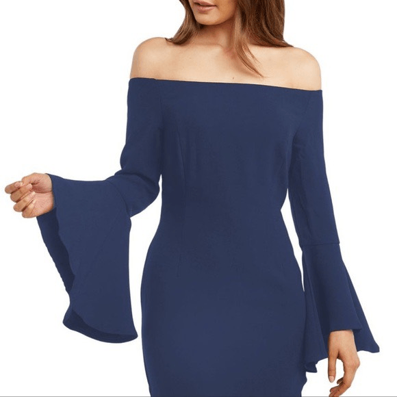 bardot solange off the shoulder dress bardot solange off the shoulder dress Black Off-shoulder Bardot Sculpted  Dress  The Shopaholic