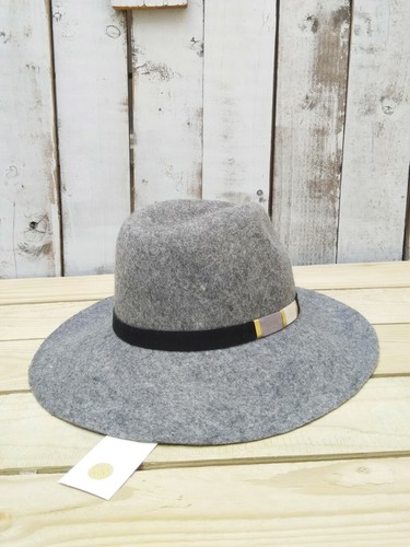 Nil. Grey Wool Felt Fedora Hat /Was 