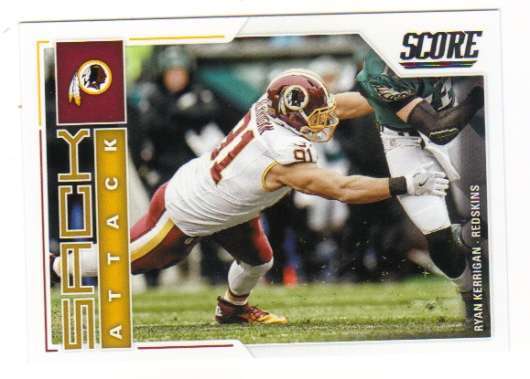 2017 Panini Score Football Sack Attack #13 Ryan Kerrigan Redskins