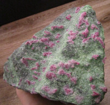 * Huge 6 Lb (2774 Gm) Rare Natural Ruby In Zoisite Rough Fluorescent Tanzania