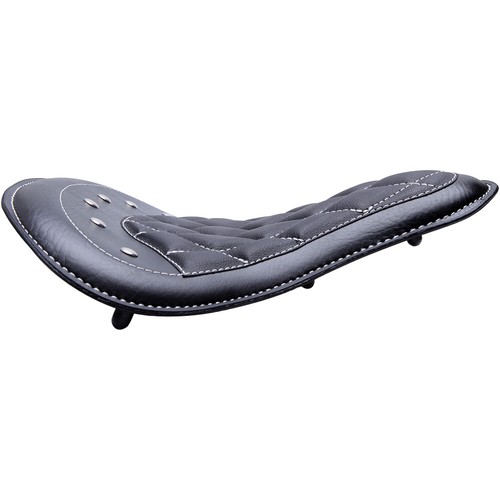For Harley Softail FXSTC FXSTS Bobber Motorcycle 13" Large Solo Seat w/ Spring - Picture 6 of 11