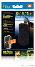 EXO TERRA REPTI CLEAR COARSE FOAM F250 - 2 FILTERS PER PACK - PT-3618