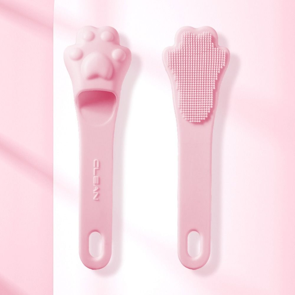 1PC Cat's Paw Silicone Face Brush Finger Nostril Brush Blackhead