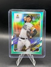 Sota Tanoue 2021 Topps Chrome NPB Aqua Parallel 74/199 Rookie Card NMT+
