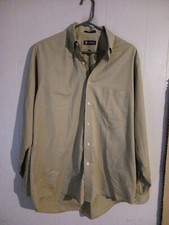 Chaps Mens Button Down Long Sleeve Casual Dress Shirt Size Lg 16 16 1/2