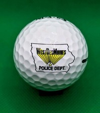 West Des Moines Iowa Police Department logo golf ball