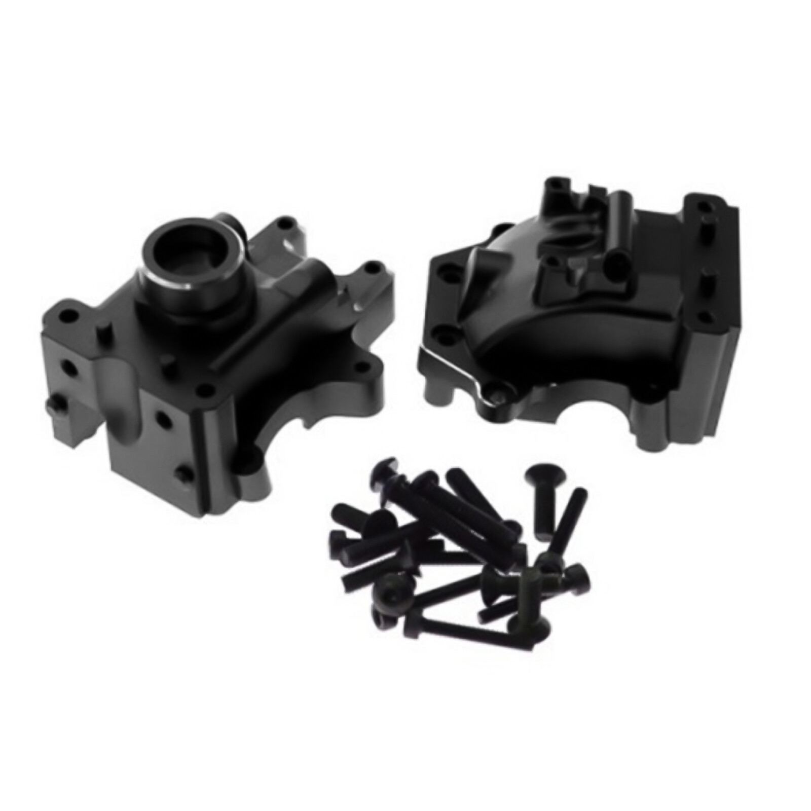 Aluminum Front Rear Gearbox Differential For TRAXXAS 1/8 4WD SLEDGE RC Upgrades