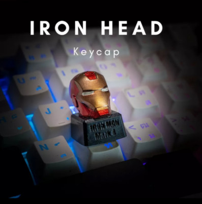 IRONMAN MARVEL key cap keyboard  THAI Artisan handmade craft model hero comic