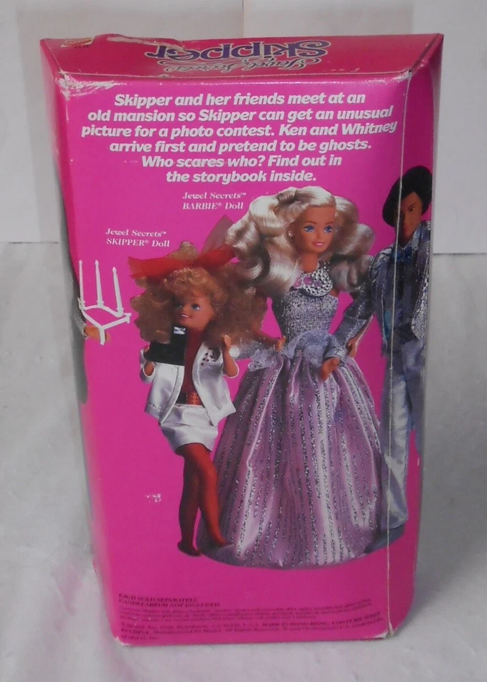 JEWEL SECRETS SKIPPER, MATTEL 3133, MUÑECA BONITA, ORIGINAL 1986, ¡EN CAJA! Foto 4 de 4