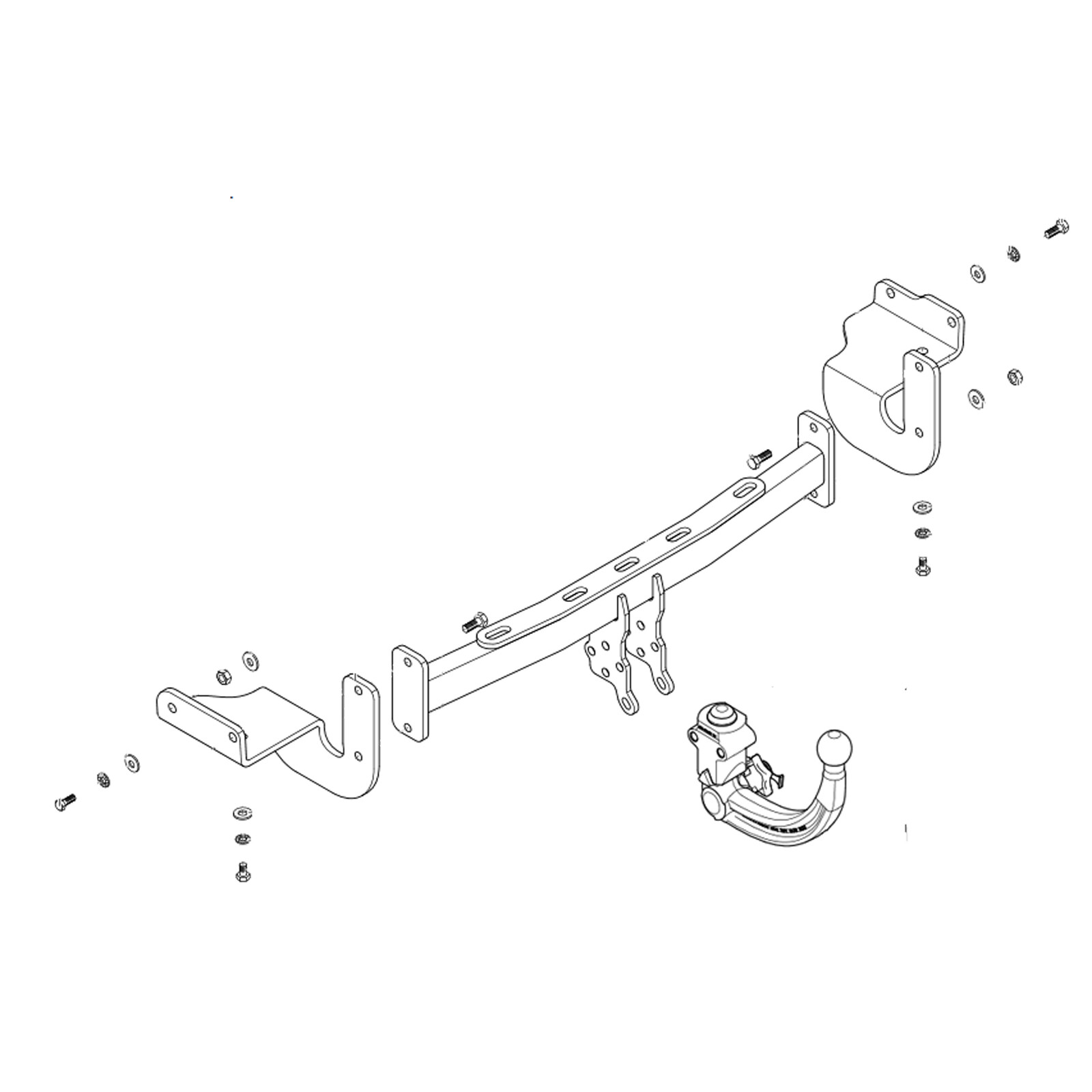 Westfalia Towbar for Kia Niro SUV 2016 Onwards Detachable Tow Bar eBay