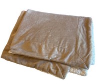 LITTLE MIRACLES Brown Plush Sherpa Baby Blanket 30x45 Security Soft COSTCO
