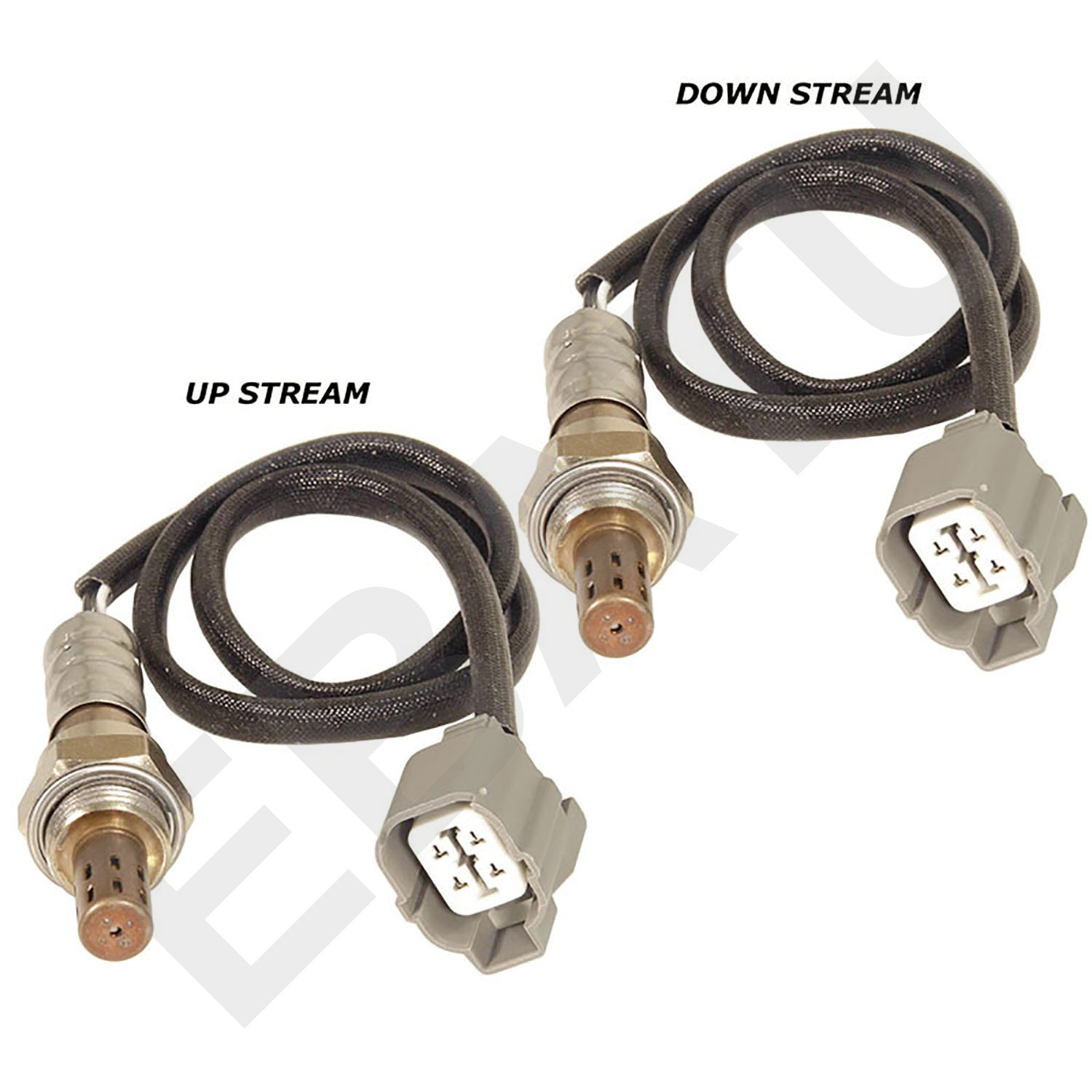 2Pcs 234-4092 Up & Downstream Oxygen O2 Sensor For Honda Prelude 2.2L ...