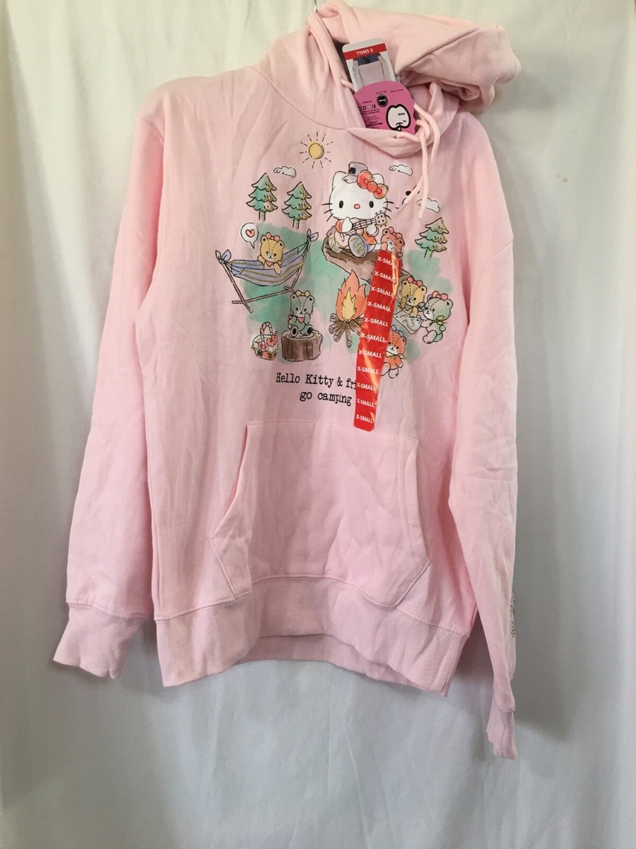 Hello Kitty Ladies Character Hoodie U pick Friends Go Camping NEW