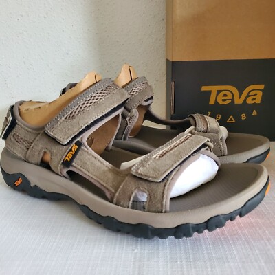 NEW MENS SIZE 9 BUNGEE CORD TEVA HUDSON SUEDE HIKING SANDALS 1002433