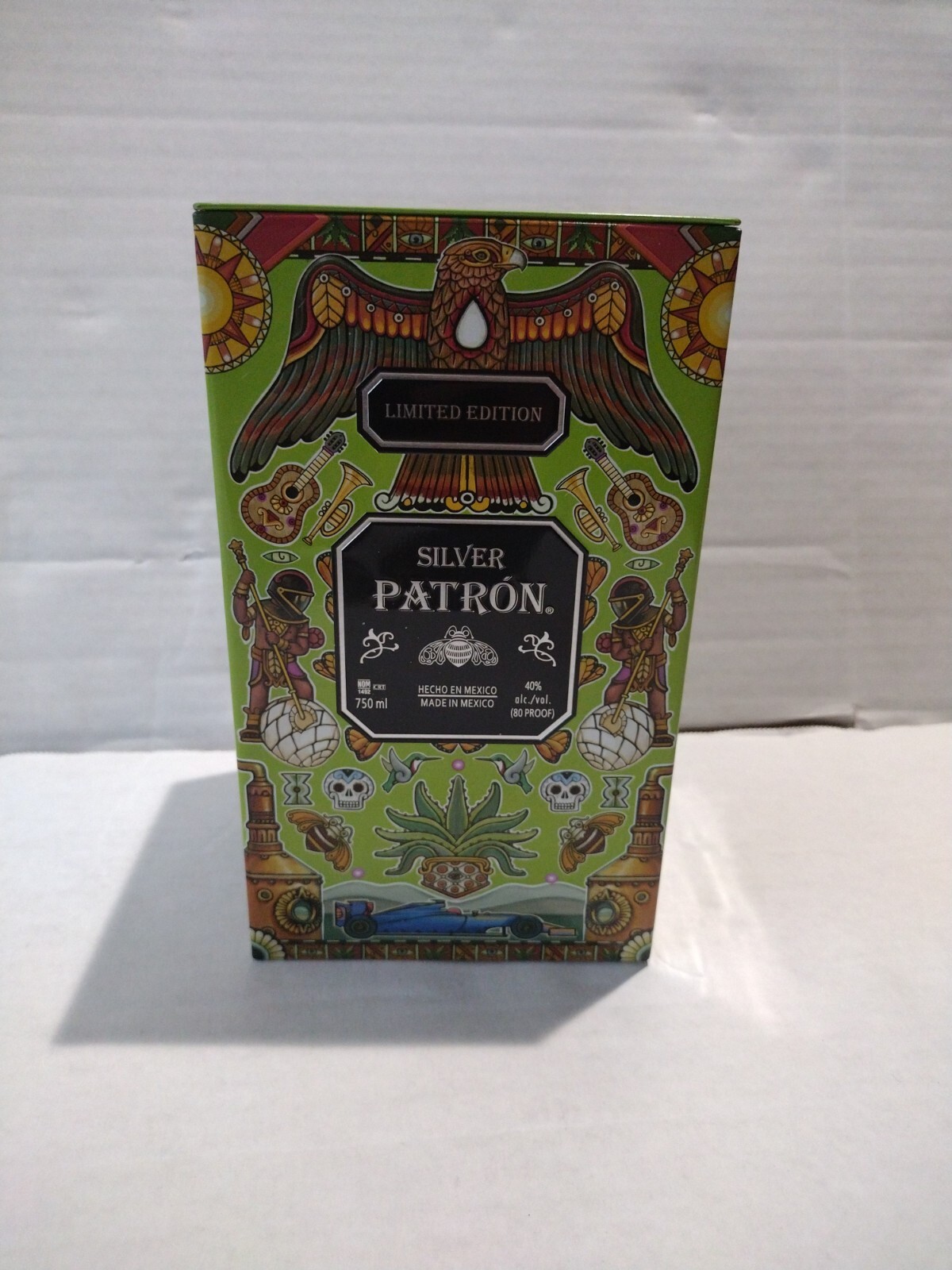 Patron Silver Limited Edition 2023 Collectable Tin Sergio Perez Love Of Mexico
