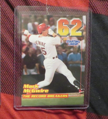Mark McGwire 1999 Starting Lineup 62 The Record Breakers Card Cardinals  HOT