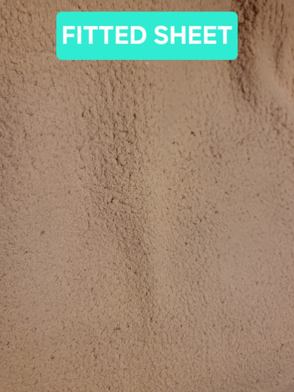 Blush Teddy Fleece Duvet Set Double & Matching Fitted Sheet Cosy Winter