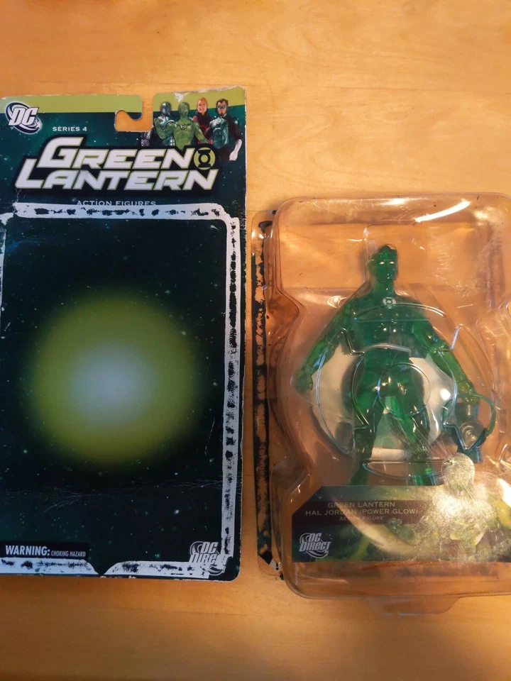  Linterna Verde Hal Jordan (Power Glow) 7" Figura DC Comics Direct Toys Ser4 Holo Foto 2 de 4