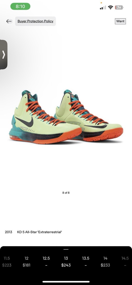 kd shoe line