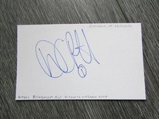Wayne Henderson Notts County & Republic Ireland Football Player Hand Signed Card