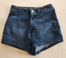 Wild Fable Dark Wash Highest Rise Shortie Denim Shorts Size 2 Stretch Blue Y2K