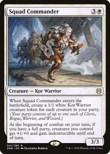 Squad Commander 041/280 Zendikar Rising Rare Foil
