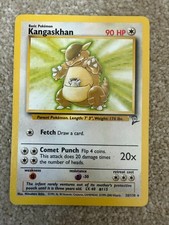 Kangaskhan Base Set 2 Pokemon Card 26/130
