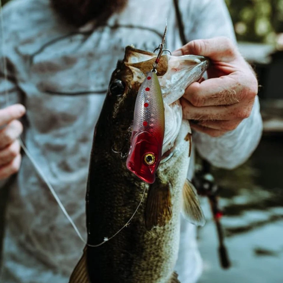 Angling Adventures Artificial Bait Bait Set 3D Eyes Realistic Design Small Bait - Image 2 of 4