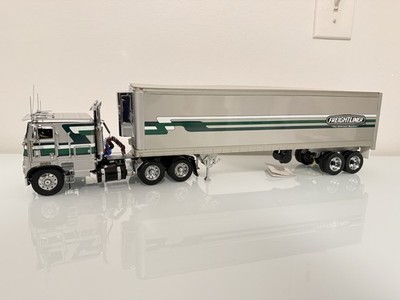 希少1/53トンキンレプリカ　フレイトライナー&冷凍トレーラー② Franklin Mint 1979 FreightLiner Semi Truck Cabover/trailer 1/32