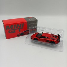 Mini GT Lamborghini Aventador SVJ 1/64 scale toy car with box