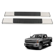 6 Inches Steel Running Boards Side Steps for Silverado Sierra 1500 2500HD 3500HD