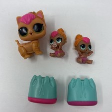 LOL Muñeca Sorpresa Lil Neón QT y Neón Gatito Bolsa Chupete Neón Gatito Difícil de Encontrar Lote Mascota