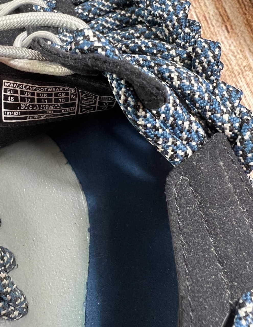 Sandali uomo Keen Uneek trail trekking nero blu paracord taglia 12