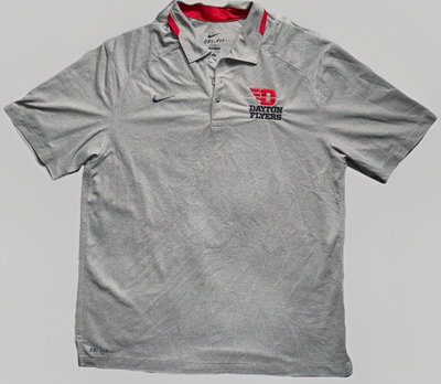 #ad Nike Dayton Flyers Dri Fit Golf Polo Shirt Embroidered • Men#x27;s L $22.19