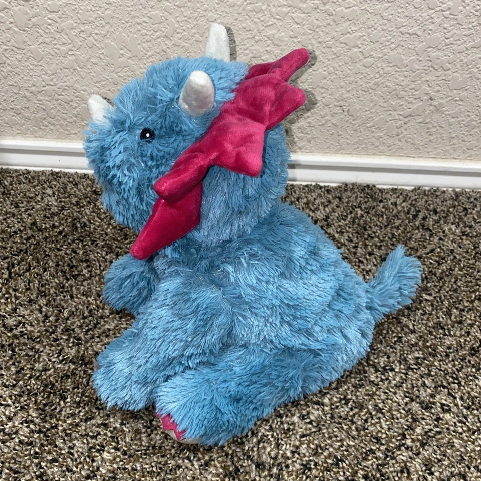 "11"" Warmies Dinosaurio Triceratops Felpa Microondas Calentamiento Perfumado Lavanda" Foto 4 de 4